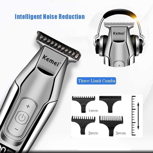 Recortadora De Cabello Recargable Profesional Kemei Km-5027