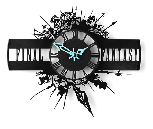 Aroundthetime Final Fantasy 14 Clock, Ff Xiv Wall Art, Ff