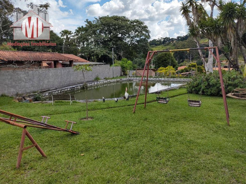 Chácara Maravilhosa Com 03 Dormitórios, Piscina, Espaço Gourmet, Pomar, Lago, À Venda, 4500 M² Por R$ 530.000 - Zona Rural - Pinhalzinho/sp - Ch0919