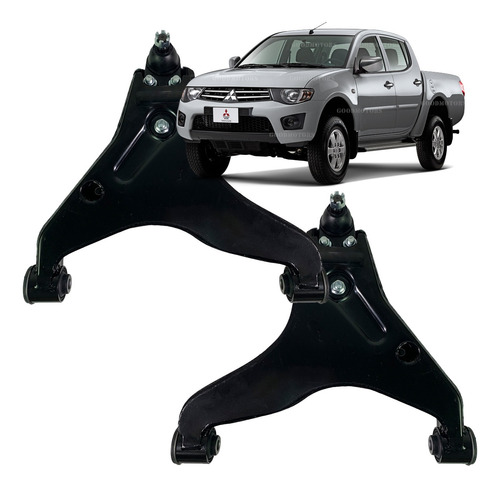 Par Bandejas Inferiores Mitsubishi L200 Triton 2008/2015