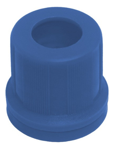 Tampa Para Recipiente  Pires Embalagens Tampa Lacre 18mm Furada Azul-escuro De 21.7mm De Comprimento X 24cm De Largura X 24mm De Diâmetro