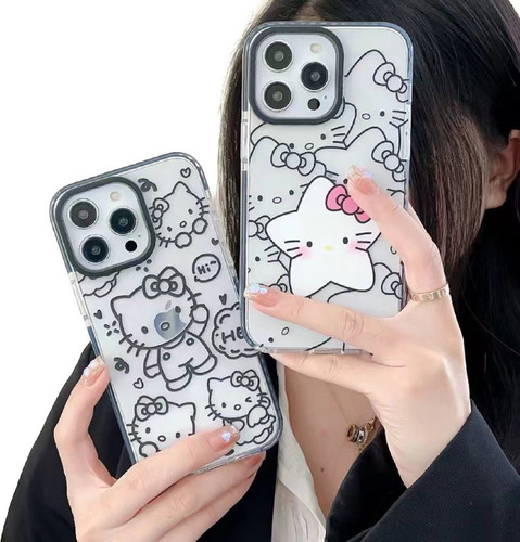2x Funda De Teléfono Sanrio Hello Kitty Con Dibujos Animados