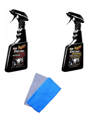 Imagen 1 de 8 de Meguiars Kit Combo Limpia Acondiciona Motor - Allshine