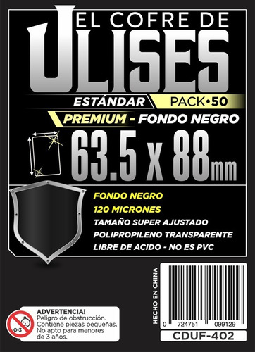 Protectores 63x88mm Magic (120 Micr) Cofre De Ulises X50