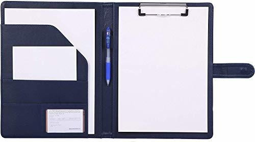 Carpeta Portafolio Organizadora Profesional A4 Azul