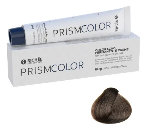Richeです Richée Prismcolor Coloração 7/97 Louro Médio Cendré Marrom