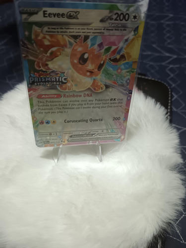 Tarjeta Pokemon Eevee Ex 075/131 Ur Ultra Prismatic (Usado)