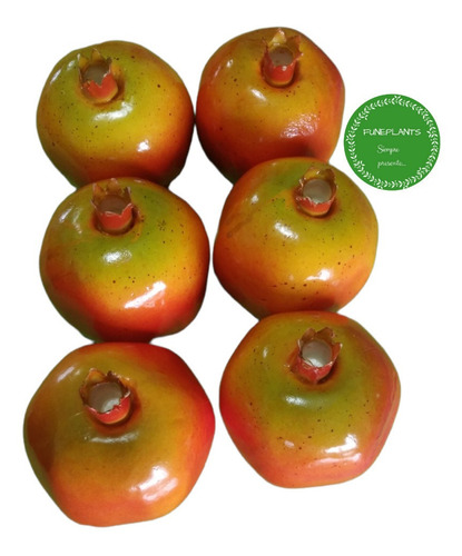 Frutas Artificiales Grandes, Paquete Por 8 Unidades