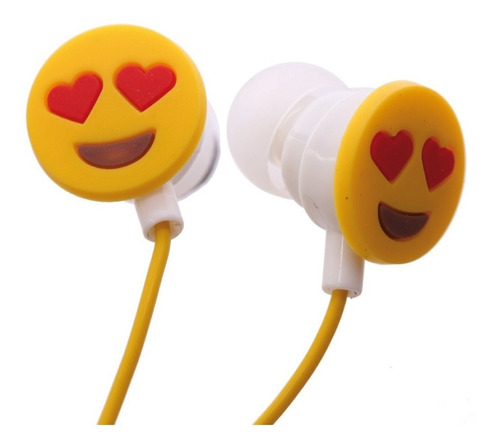 Auricular Con Forma De Emoticones Caritas 3.5mm Plug En Caja