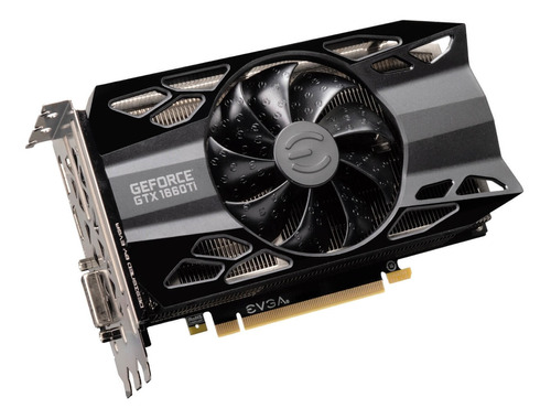 Placa de video Nvidia Evga  XC Gaming GeForce GTX 16 Series GTX 1660 Ti 06G-P4-1261-KR Black Edition 6GB