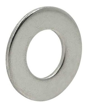 Imagem 2 de 4 de Arruela Lisa Inox 304 M10 Inoxidavel Ciser 25 Unidades