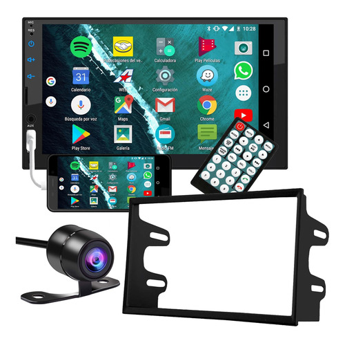 Imagen 1 de 8 de Estereo Pantalla Multimedia 2 Din Para Bora + Camara