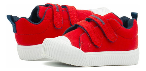 Tenis Bubble Gummers® Para Niño Contactel Color Rojo/marino