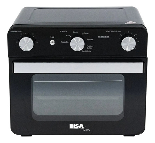 Horno Con Freidora De Aire Disa Home De 23 L Color Negro