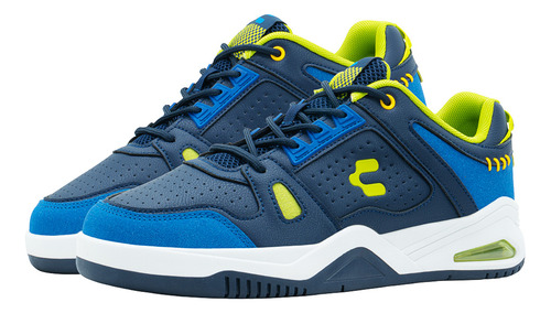 Tenis Charly® Para Caballero Casual Cómodo Marino Válvula