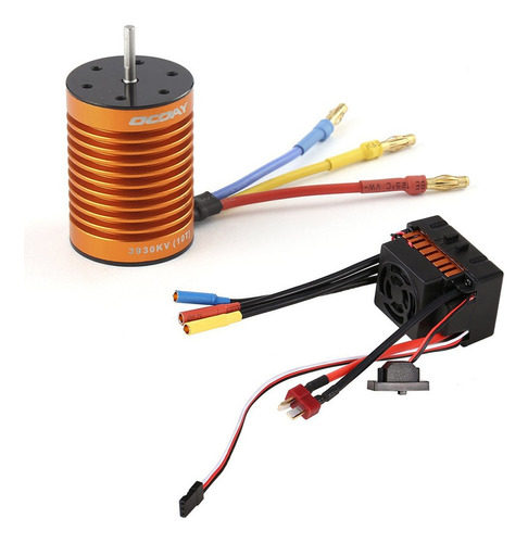 Z Ocday 10t 3930kv 4 Polos Sin Sensor De Motor Sin X