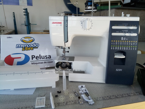 Imagen 7 de 9 de Janome 523h + 3 Tijeras + Pie Falso Overlock Full Gtía 3años