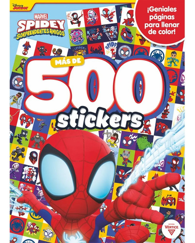 Libro Para Colorear Spidey Y Sus Amigos 500 Stickers - P3