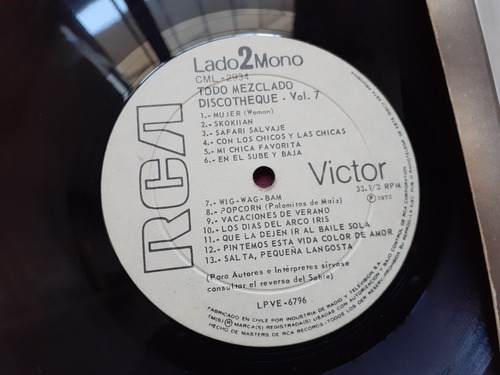 Vinilo Lp De Todo Mezclado Vol 7 (u1072