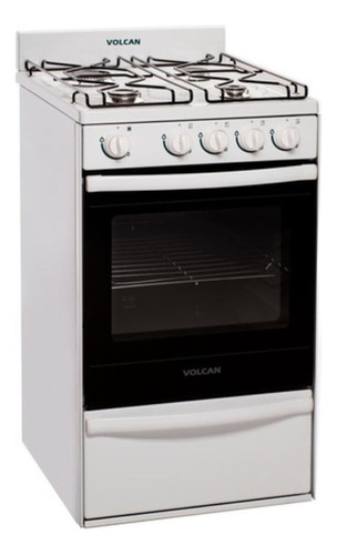 Cocina Volcan 87644v 4 Hornallas Blanca Multigas Gn/glp