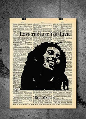 Cuadro Bob Marley: Vive La Vida Que Vives.