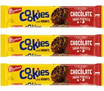 Comprar Kit 3 Biscoito Cookies Choco Bauducco Gotas Chocolate 100g