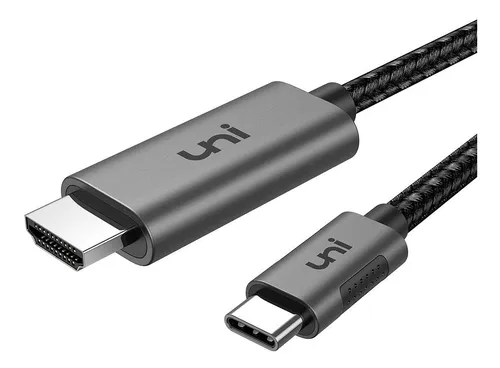 Cable Usb C A Hdmi De 6 Pies Uni 4k 60hz Thunderbolt 3
