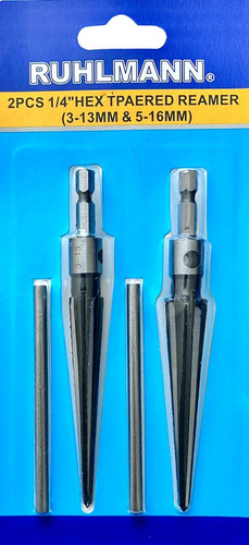 Calisuar Escariador De Mano 4 Pc 3-13mm Y 5-16 Mm Ruhlmann