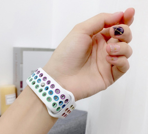 Pulseira Estilo Nike Para Apple Watch 42/44mm - Pride