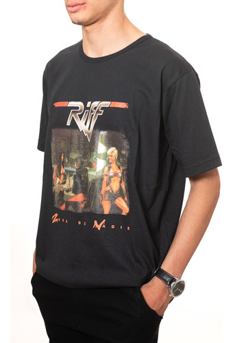 Remera Riff Zona De Nadie Nueva Laser Rock