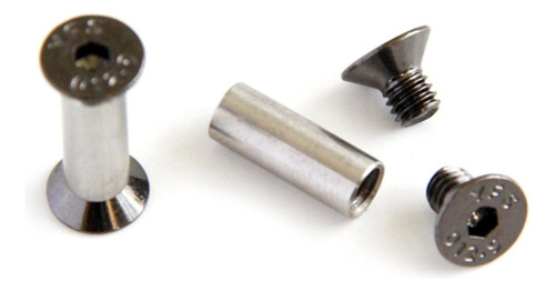 10 Remaches De Cabeza Plana Para Tornillos, Pernos Para