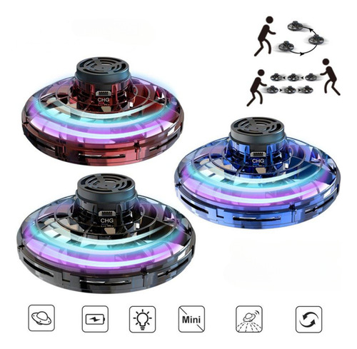 Brinquedo Bola Voadora Spinner Boomerang Luzes 360 Indução