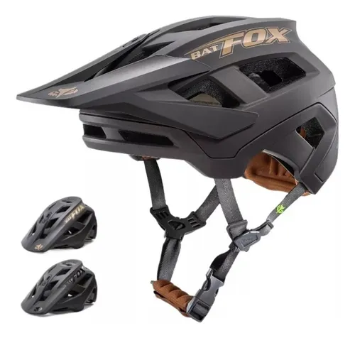 Casco Ultraligero Batfox Para Bicicleta De Montaña