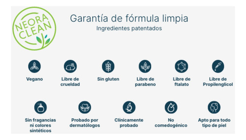 Set Limpia Corrige Y Protege Neora Vegano Sustancias Limpias