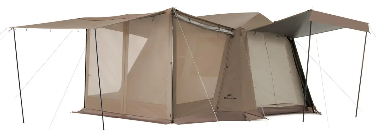 Carpa Canadiense Naturehike Outdoor Family Tent Marrón