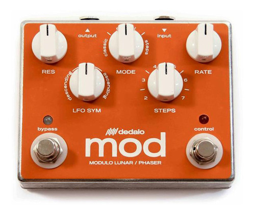 Pedal Efecto Guitarra Dedalo Mod5 Modulo Lunar Phaser Envios