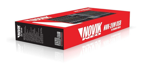 Imagen 4 de 4 de Consola Mixer Novik Nvk 20m Usb 20 Canal Usb Sd Ecualizado