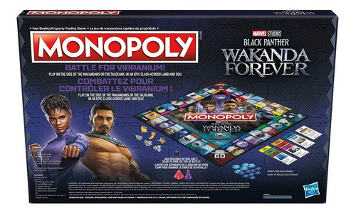Monopoly Wakanda Forever Español Juego De Mesa - Hasbro