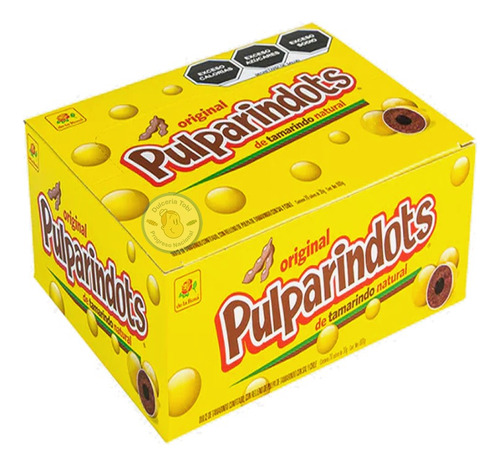 Pulparindots Original De La Rosa 20 Piezas De 30 G C/u