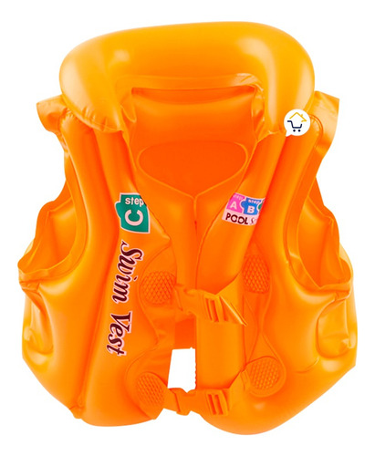 Chaleco Salvavidas Inflable Flotador Piscina Broches Md291