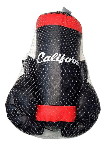Imagen 4 de 10 de Set Boxeo Infantil Con Bolsa Y Guantes Boxing