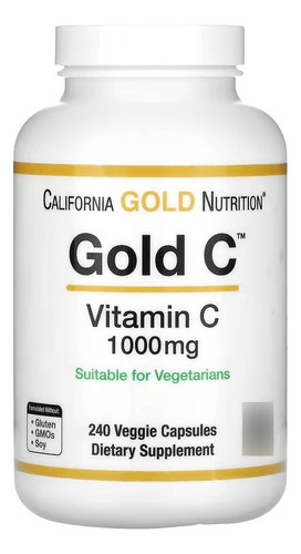 Vitamina C 1000mg 240 Capsulas - Unidad a $542