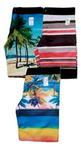 Comprar Kit 5 Bermudas Tactel  Surf, Florais Moda Praia Verão