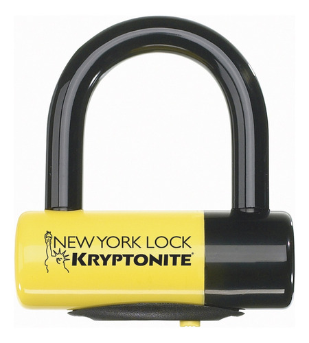 Candado Motos Kryptonite New York Disc Lock Yellow/black Color Negro