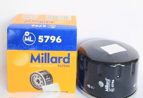 Filtro Aceite Millard Ml5796 Clio Logan Megane Kangoo Symbol