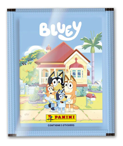 Pack 5 Sobres De Laminas De Sticker Bluey