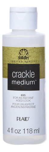 Crackle Medium Craquelador Para Acrilicos Folk Art 118ml