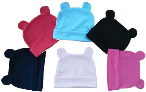 Set De 7 Gorros Para Bebes 100% Algodón 