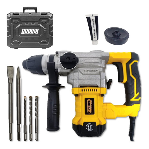 Rotomartillo Taladro 1500w 5,5 Joules + Acc Orebre By Omaha