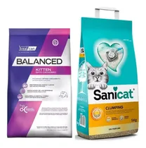 Comprar Alimentovitalcan Balanced Gatitos X 2kg + Arena Sanicat 5kg